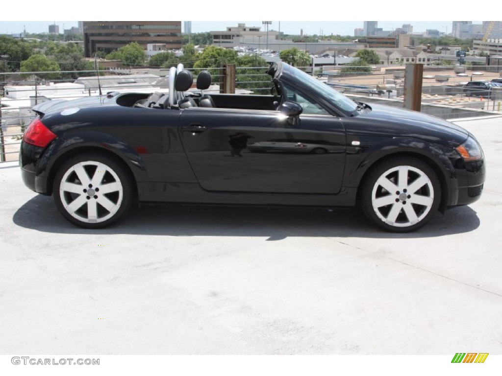 Brilliant Black 2006 Audi TT 1.8T quattro Roadster Exterior Photo #69111398