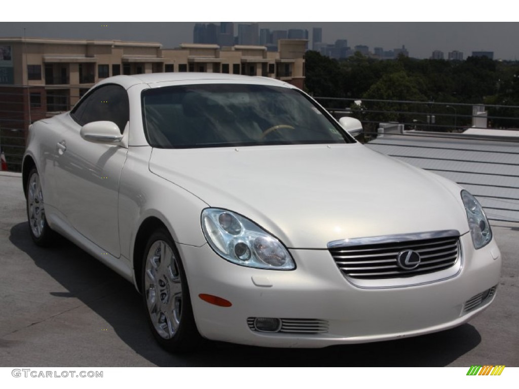 White Gold Crystal 2003 Lexus SC 430 Exterior Photo #69111572