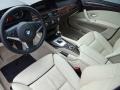 Cream Beige Prime Interior Photo for 2009 BMW 5 Series #69112205