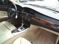 2009 BMW 5 Series Cream Beige Interior Dashboard Photo
