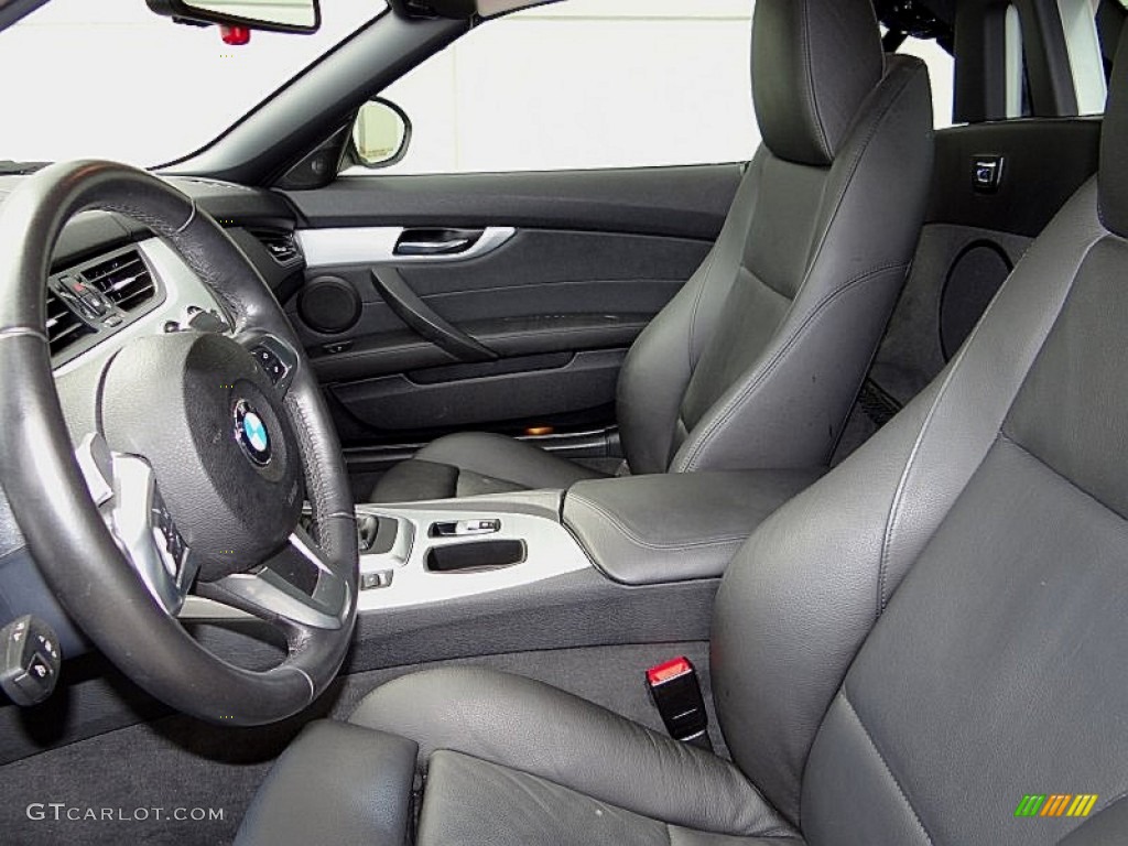 Black Interior 2009 BMW Z4 sDrive35i Roadster Photo #69112412