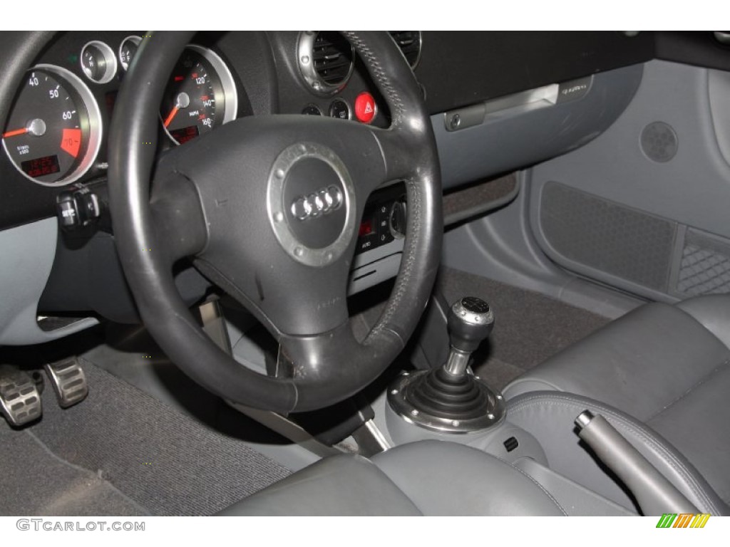 2006 TT 1.8T quattro Coupe - Dolomite Grey Pearl Effect / Aviator Grey photo #8