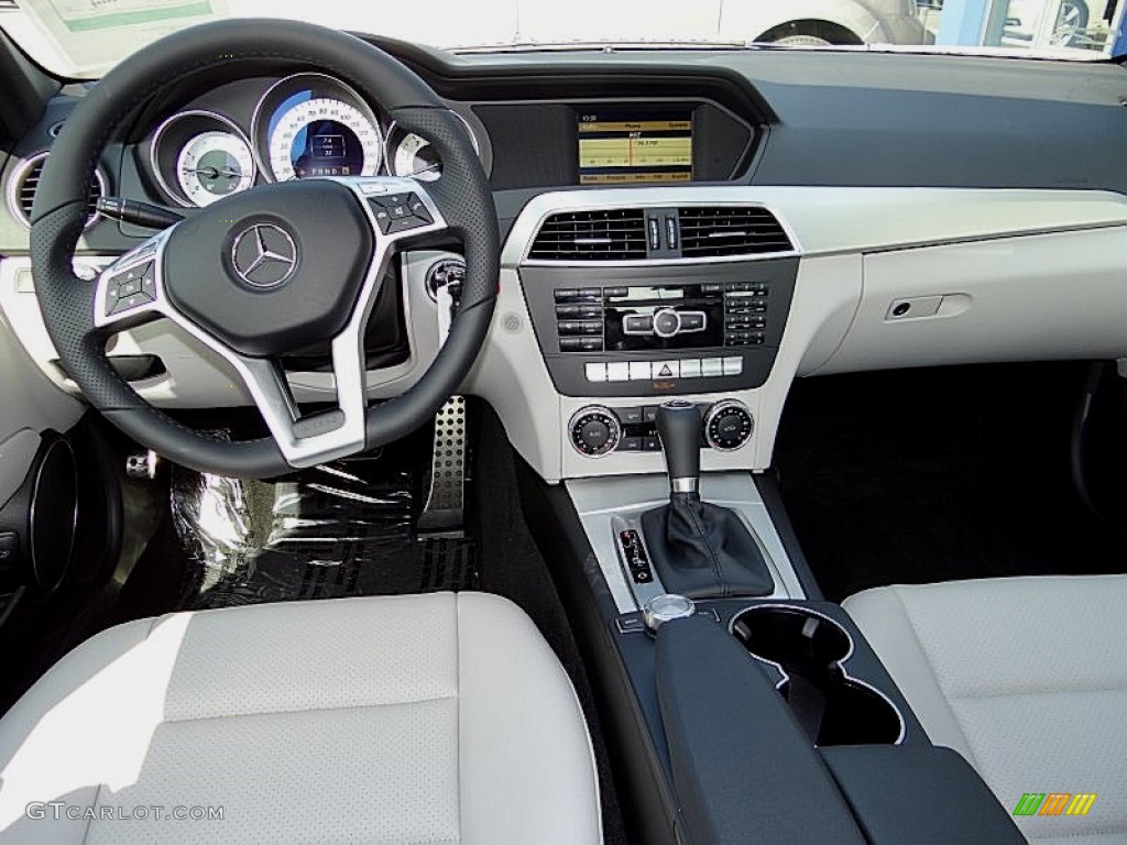 2012 Mercedes-Benz C 250 Sport Ash Dashboard Photo #69112750
