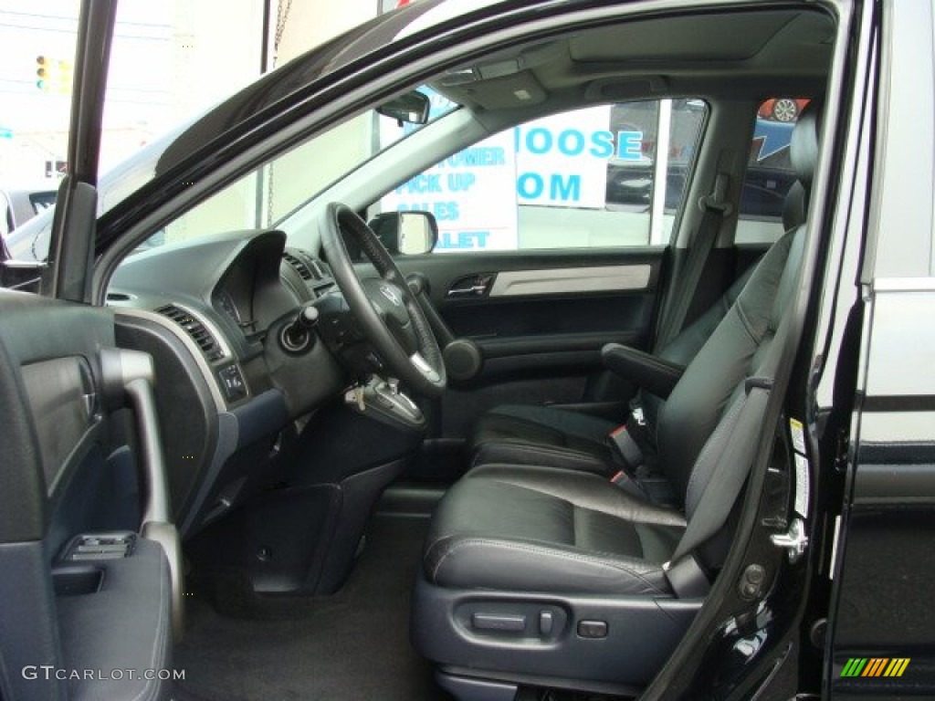 2011 CR-V EX-L 4WD - Crystal Black Pearl / Black photo #7