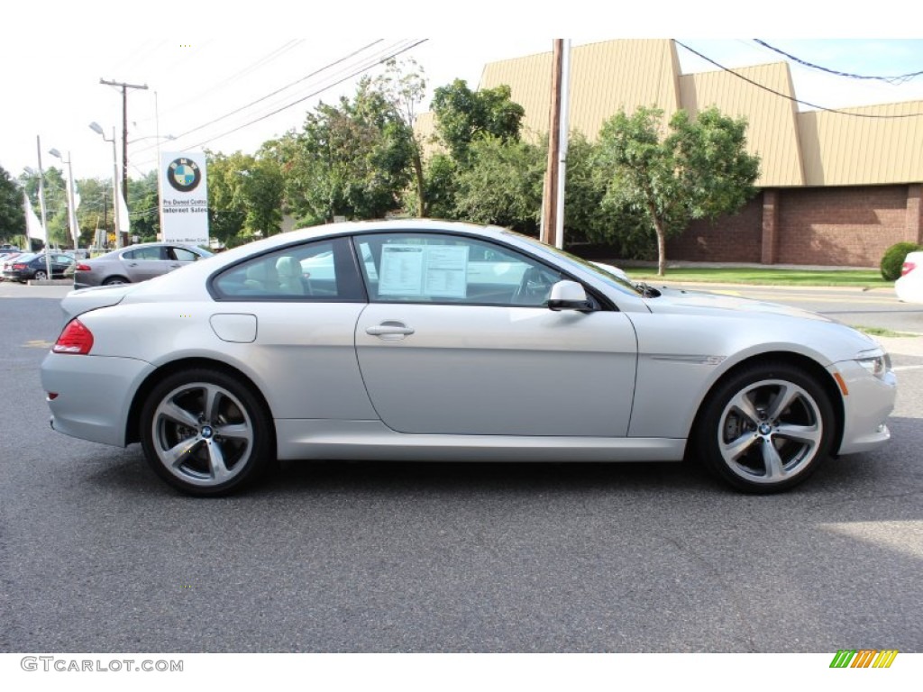 2010 6 Series 650i Coupe - Moonstone Metallic / Platinum photo #4