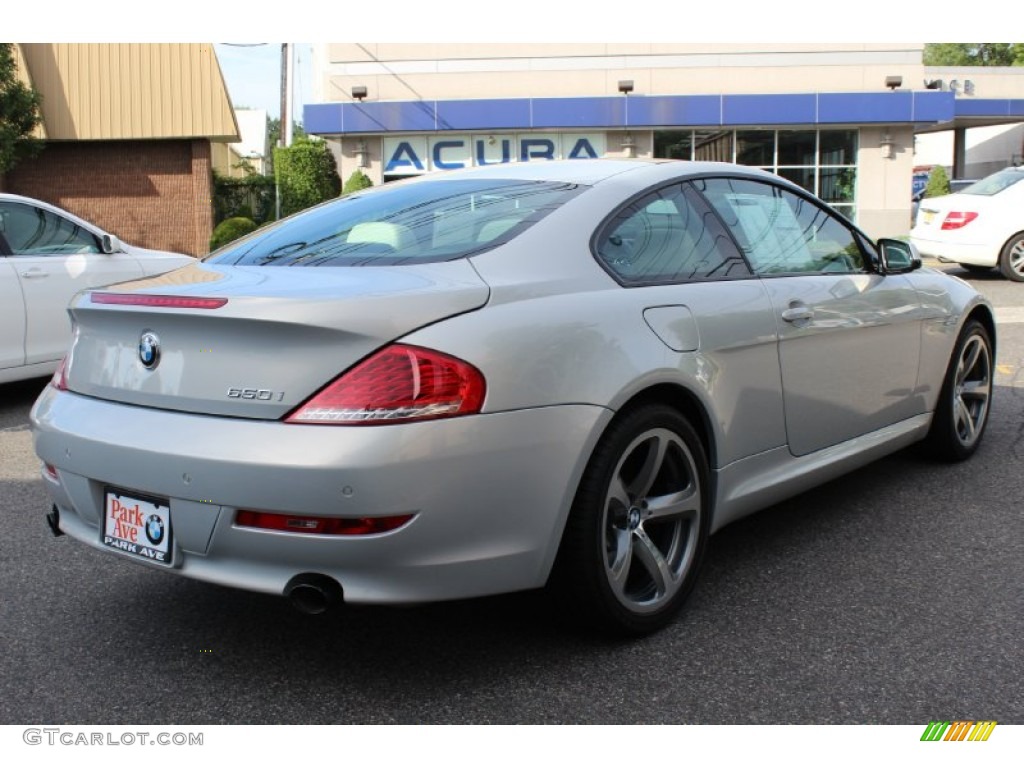 2010 6 Series 650i Coupe - Moonstone Metallic / Platinum photo #5