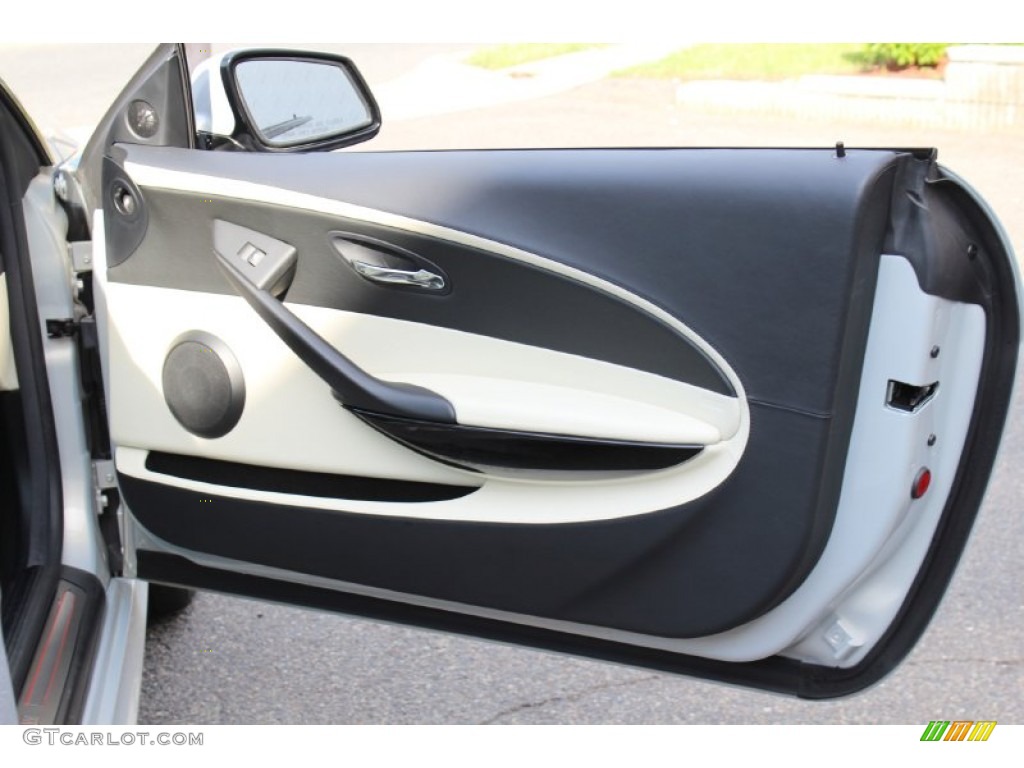 2010 BMW 6 Series 650i Coupe Platinum Door Panel Photo #69114388