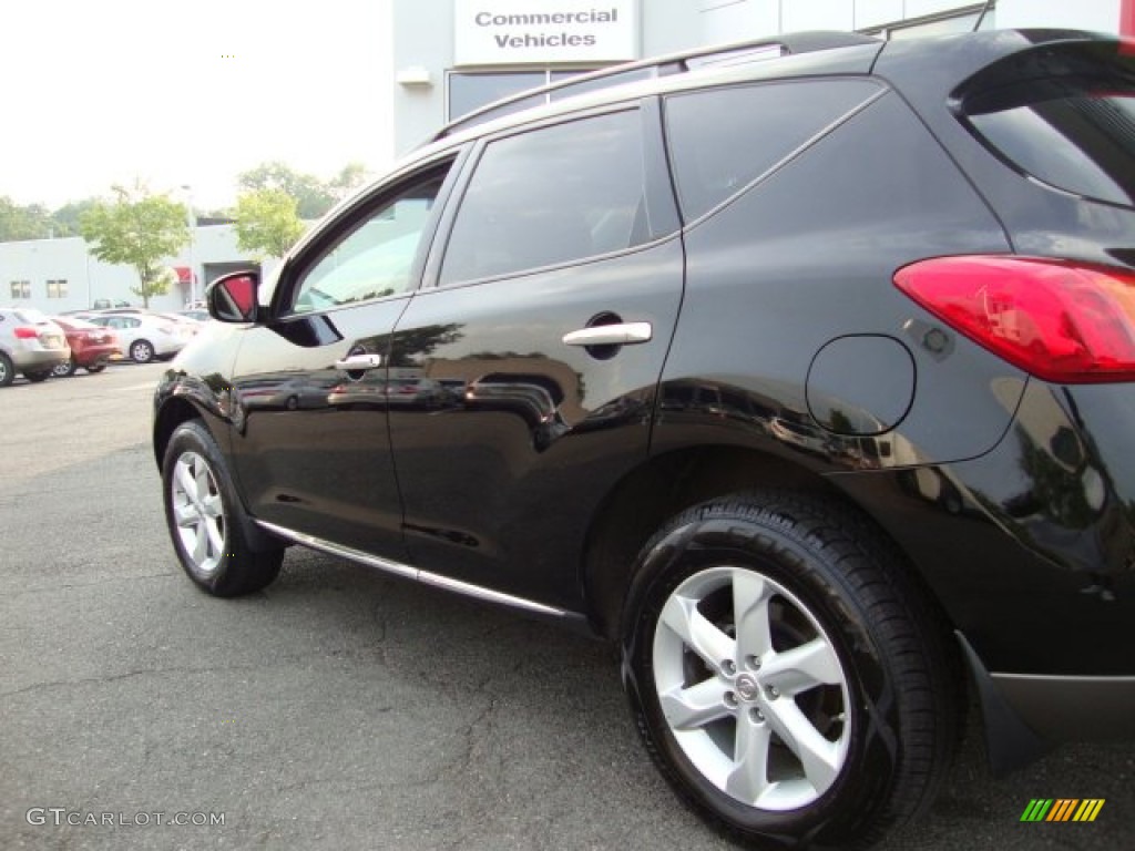 2010 Murano SL AWD - Super Black / Black photo #4