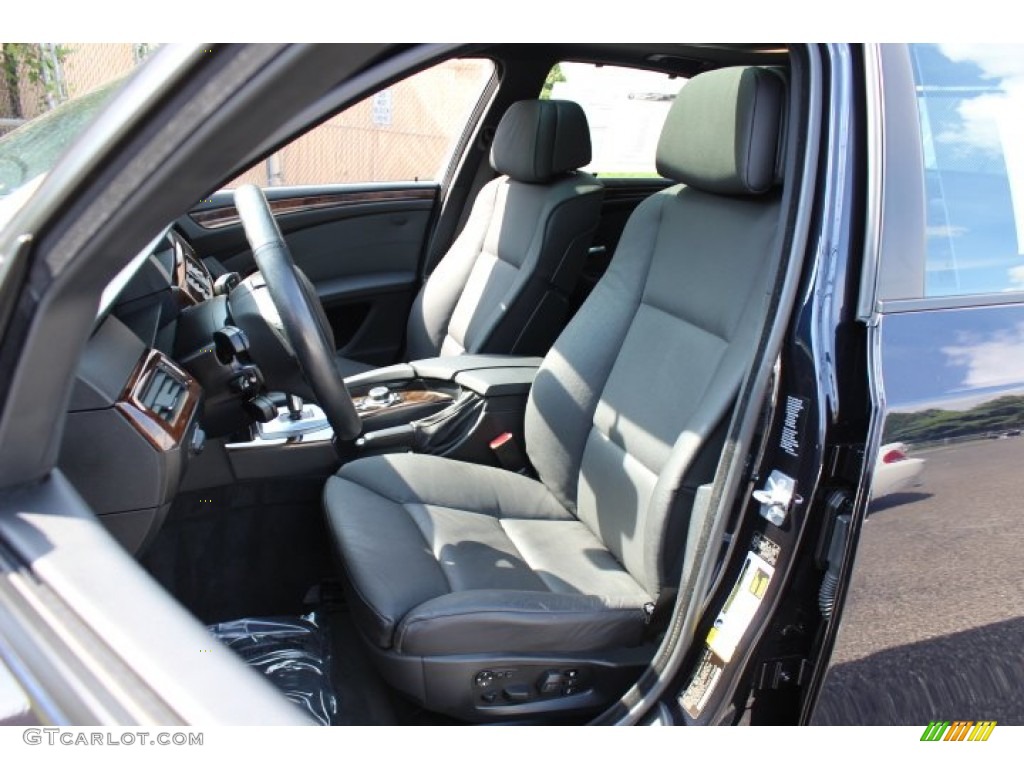 Black Interior 2010 BMW 5 Series 528i xDrive Sedan Photo #69114881