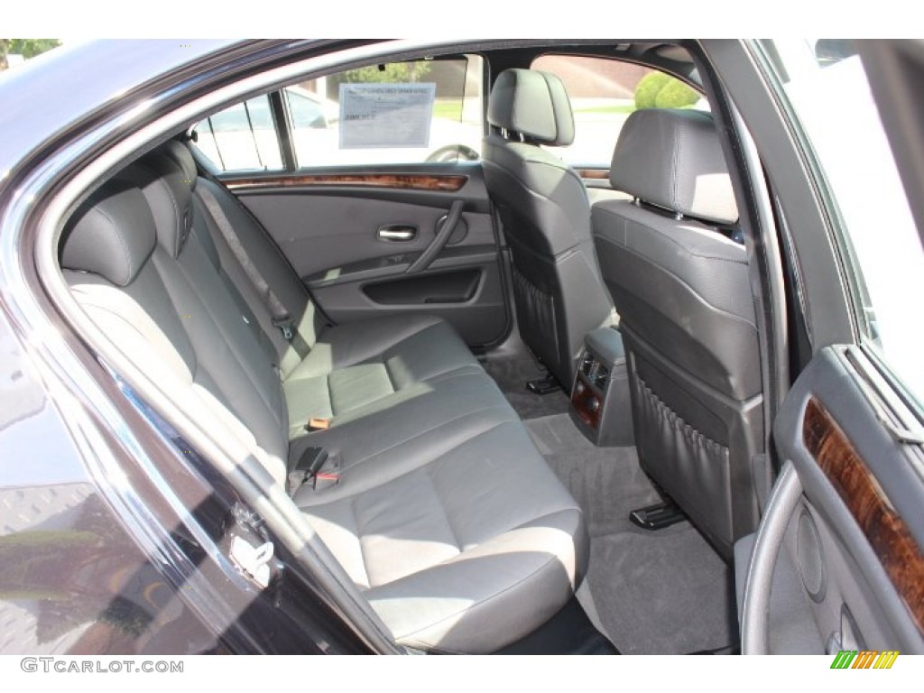 2010 BMW 5 Series 528i xDrive Sedan Rear Seat Photo #69114989