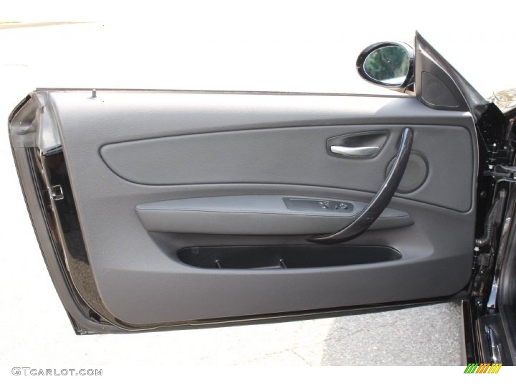 2009 1 Series 128i Coupe - Jet Black / Black photo #9