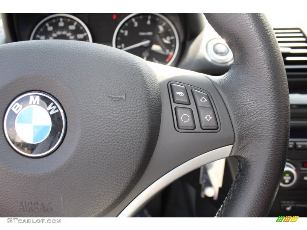 2009 1 Series 128i Coupe - Jet Black / Black photo #18