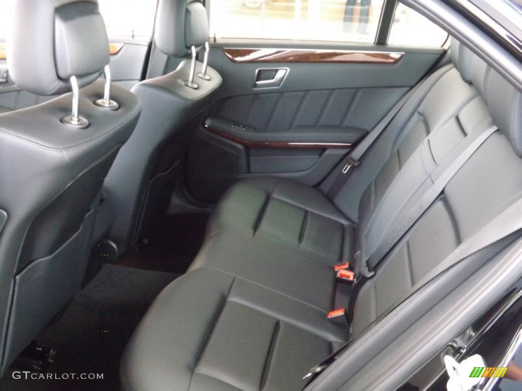 Black Interior 2013 Mercedes-Benz E 350 4Matic Sedan Photo #69115273