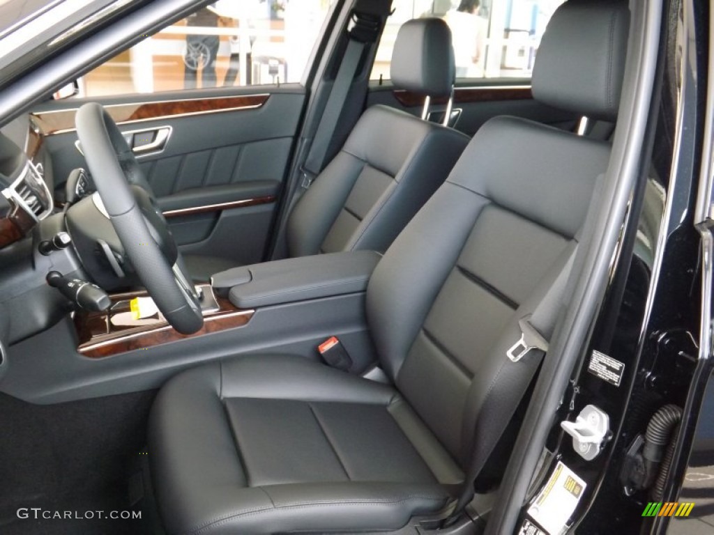 Black Interior 2013 Mercedes-Benz E 350 4Matic Sedan Photo #69115297