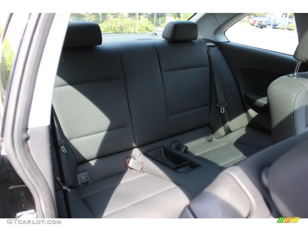2009 1 Series 128i Coupe - Jet Black / Black photo #24