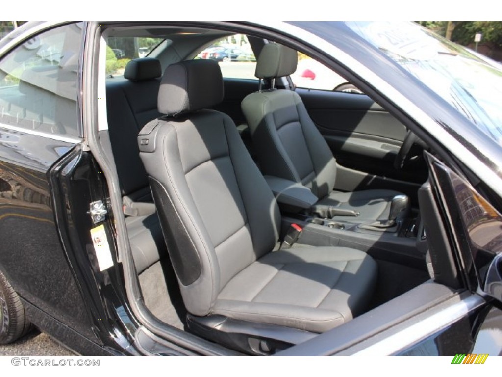 2009 1 Series 128i Coupe - Jet Black / Black photo #27