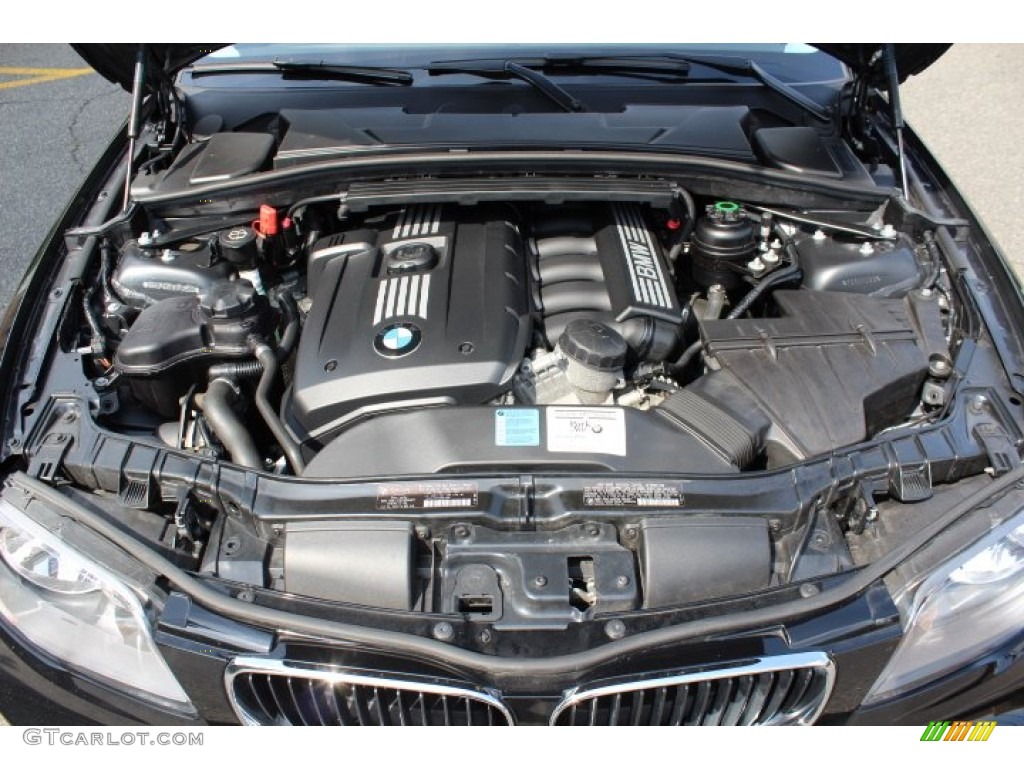 2009 1 Series 128i Coupe - Jet Black / Black photo #28
