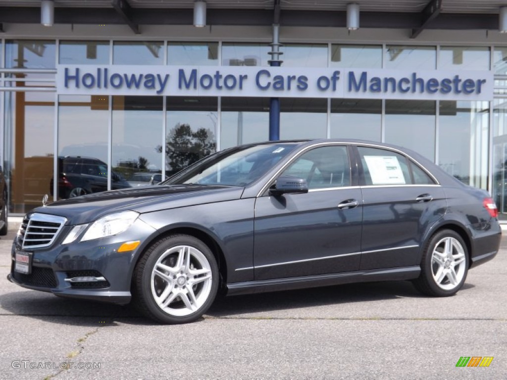 2013 E 350 4Matic Sedan - Steel Grey Metallic / Ash photo #1