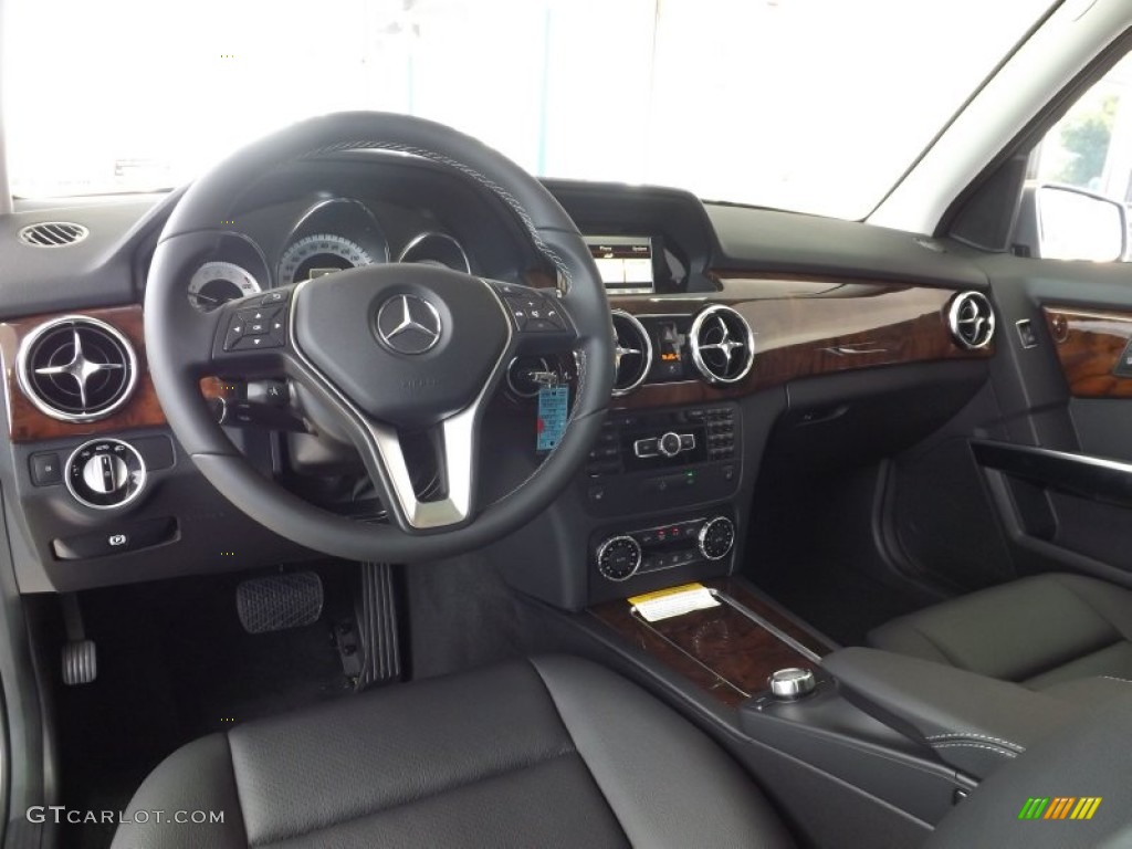 Black Interior 2013 Mercedes-Benz GLK 350 4Matic Photo #69115553