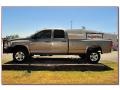 2008 Light Khaki Metallic Dodge Ram 3500 Laramie Quad Cab 4x4  photo #3