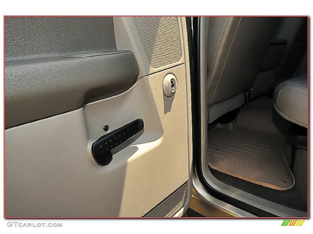 2008 Ram 3500 Laramie Quad Cab 4x4 - Light Khaki Metallic / Khaki photo #29