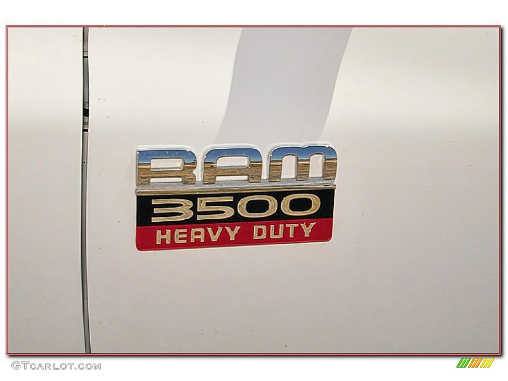 2008 Ram 3500 Lone Star Quad Cab 4x4 - Bright White / Khaki photo #2