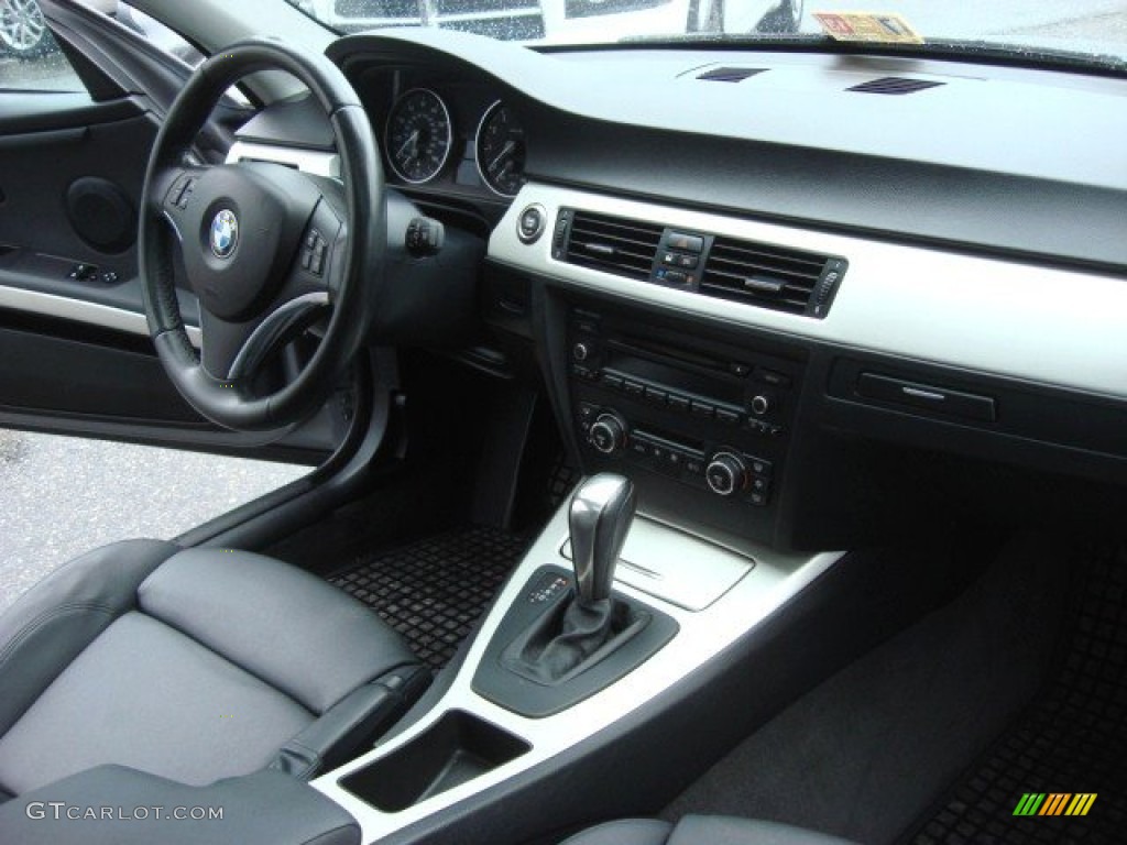 2007 3 Series 328i Coupe - Space Gray Metallic / Black photo #13