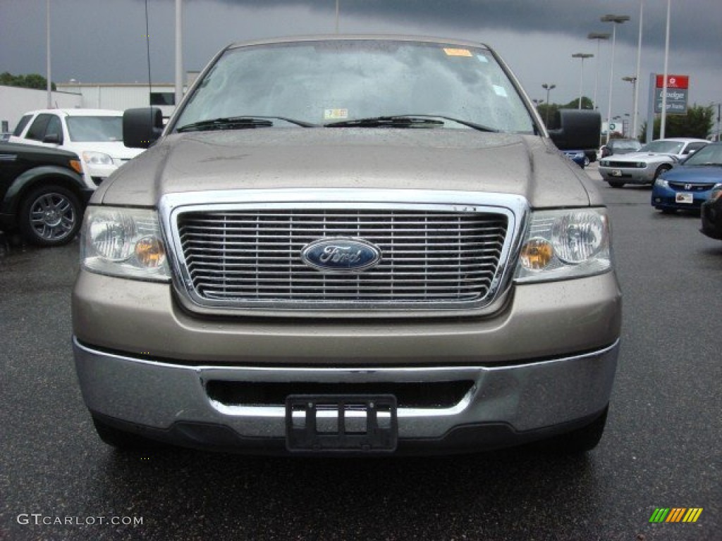 2006 F150 XLT SuperCrew - Arizona Beige Metallic / Tan photo #7