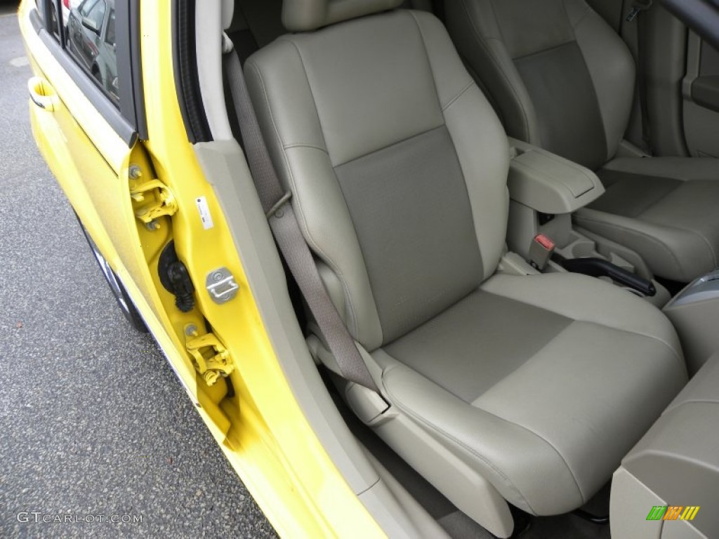 2007 Caliber R/T AWD - Solar Yellow / Pastel Pebble Beige photo #9
