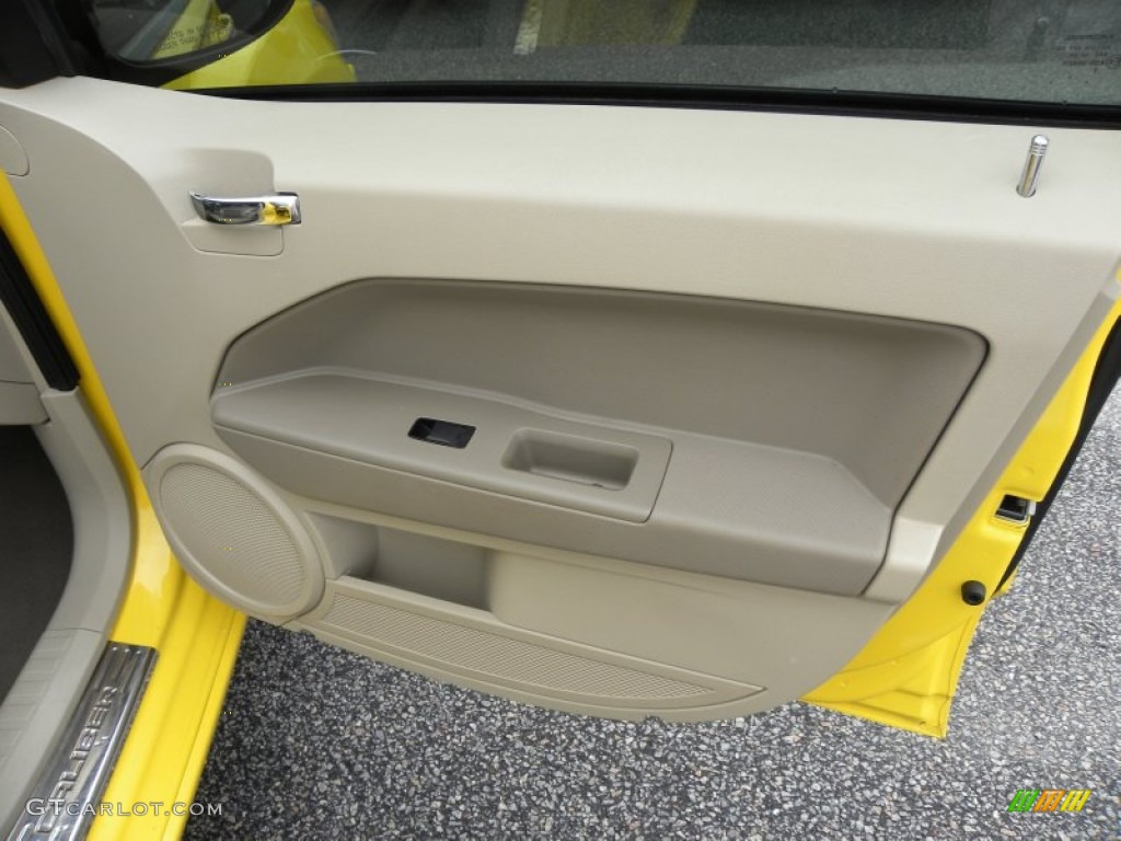2007 Caliber R/T AWD - Solar Yellow / Pastel Pebble Beige photo #10