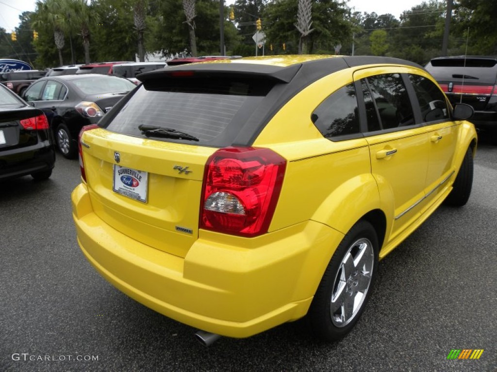 2007 Caliber R/T AWD - Solar Yellow / Pastel Pebble Beige photo #14