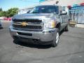 2012 Graystone Metallic Chevrolet Silverado 2500HD LT Crew Cab 4x4  photo #3