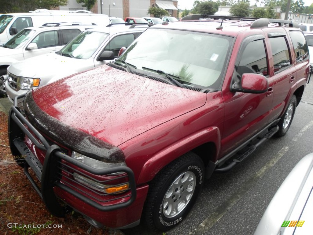 2004 Tahoe Z71 4x4 - Sport Red Metallic / Tan/Neutral photo #2