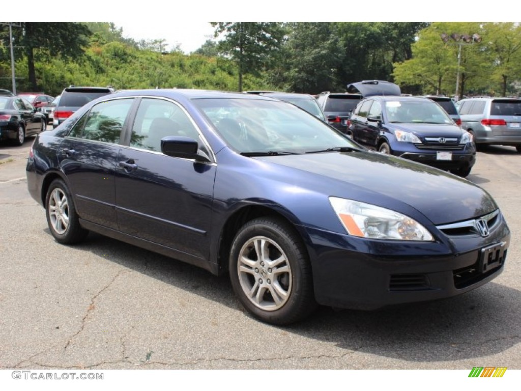 2006 Accord EX Sedan - Royal Blue Pearl / Gray photo #3