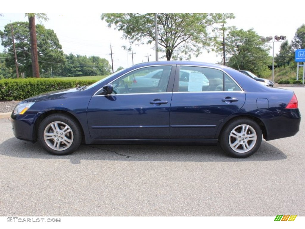 2006 Accord EX Sedan - Royal Blue Pearl / Gray photo #8