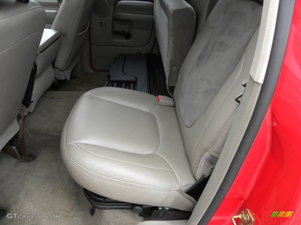 2005 Dodge Ram 2500 Laramie Quad Cab Rear Seat Photo #69118286