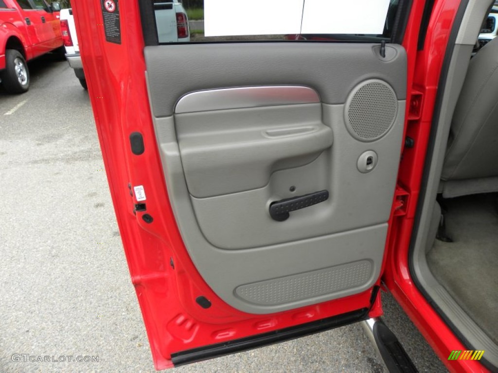 2005 Dodge Ram 2500 Laramie Quad Cab Taupe Door Panel Photo #69118295