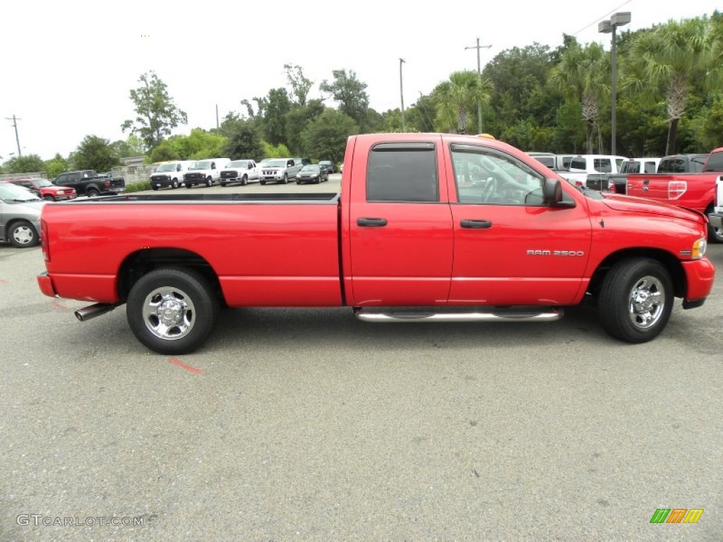 Flame Red 2005 Dodge Ram 2500 Laramie Quad Cab Exterior Photo #69118337