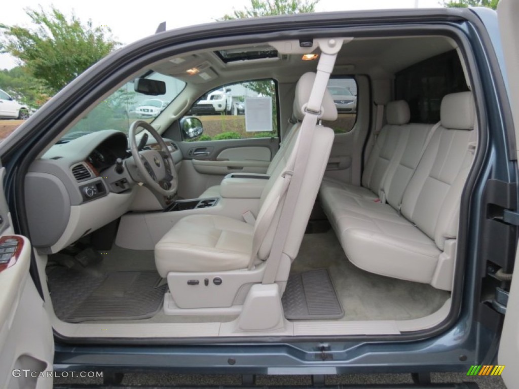 2009 Silverado 1500 LTZ Crew Cab - Blue Granite Metallic / Light Titanium photo #11