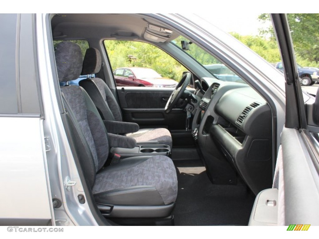 2002 CR-V LX 4WD - Satin Silver Metallic / Black photo #24