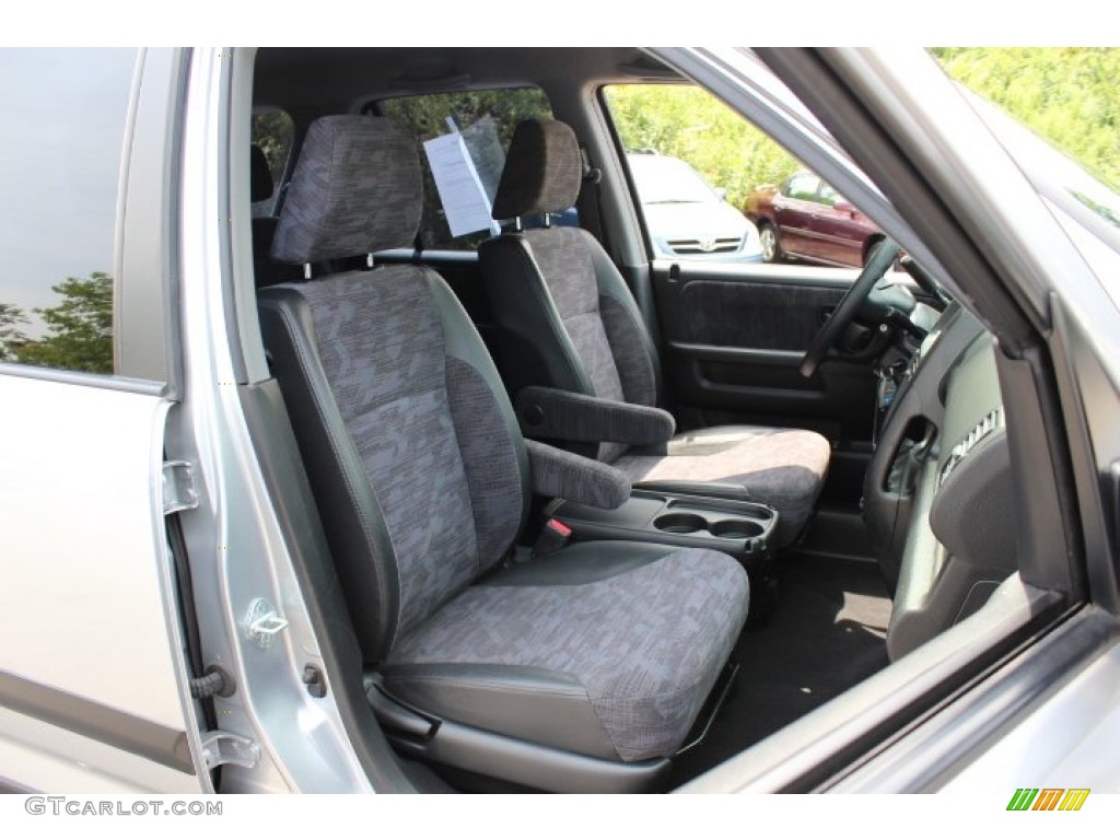 2002 CR-V LX 4WD - Satin Silver Metallic / Black photo #25