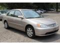 2001 Titanium Metallic Honda Civic EX Sedan  photo #3