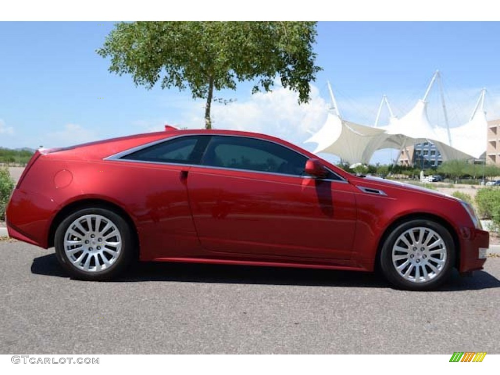 Crystal Red Tintcoat 2011 Cadillac CTS Coupe Exterior Photo #69119018
