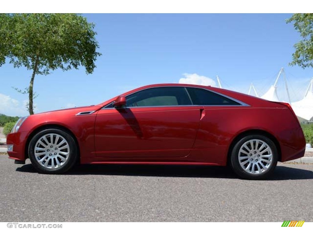 Crystal Red Tintcoat 2011 Cadillac CTS Coupe Exterior Photo #69119072