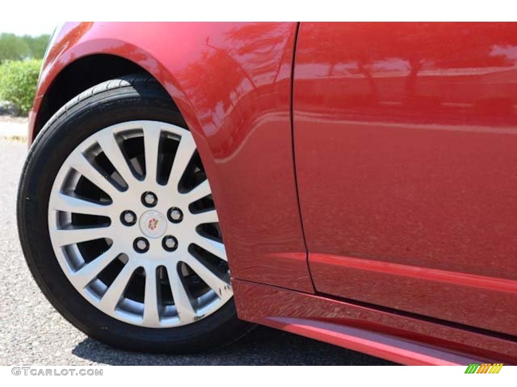 2011 CTS Coupe - Crystal Red Tintcoat / Cashmere/Cocoa photo #15