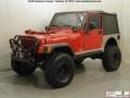 2004 Flame Red Jeep Wrangler X 4x4  photo #4