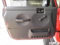 2004 Flame Red Jeep Wrangler X 4x4  photo #30