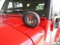 2004 Flame Red Jeep Wrangler X 4x4  photo #36