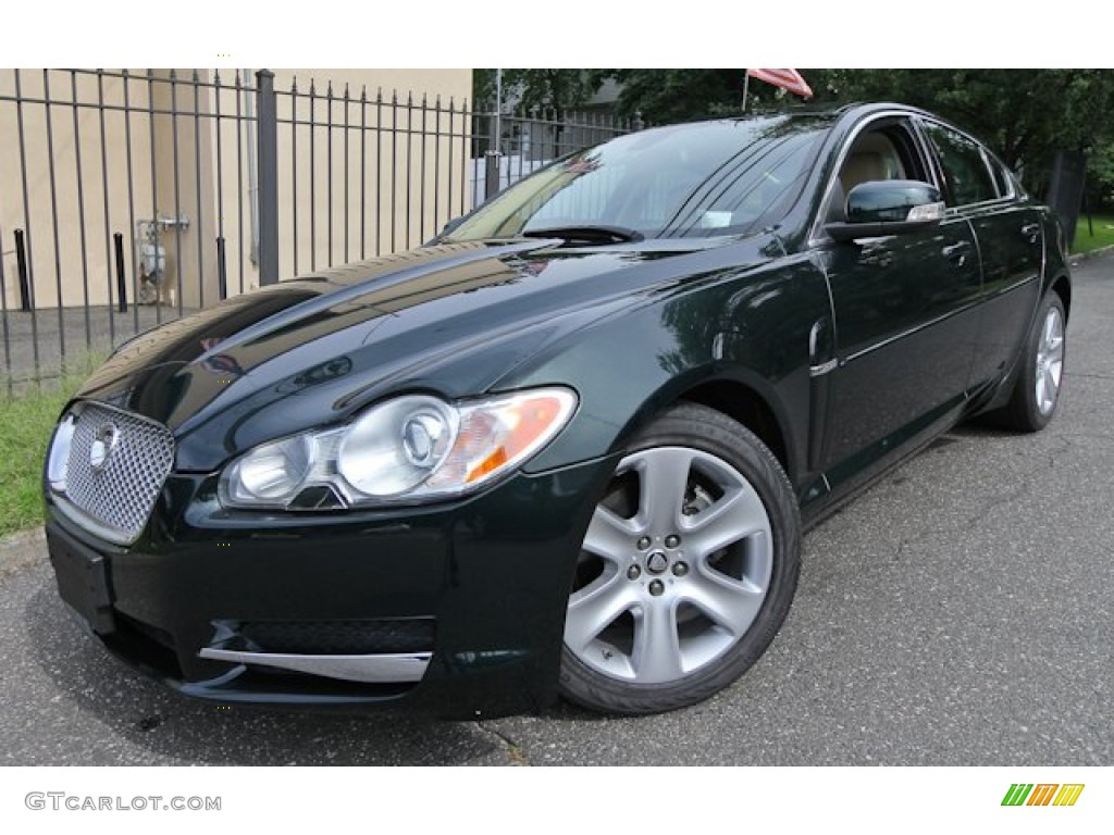 Botanical Green Metallic 2009 Jaguar XF Luxury Exterior Photo #69119962