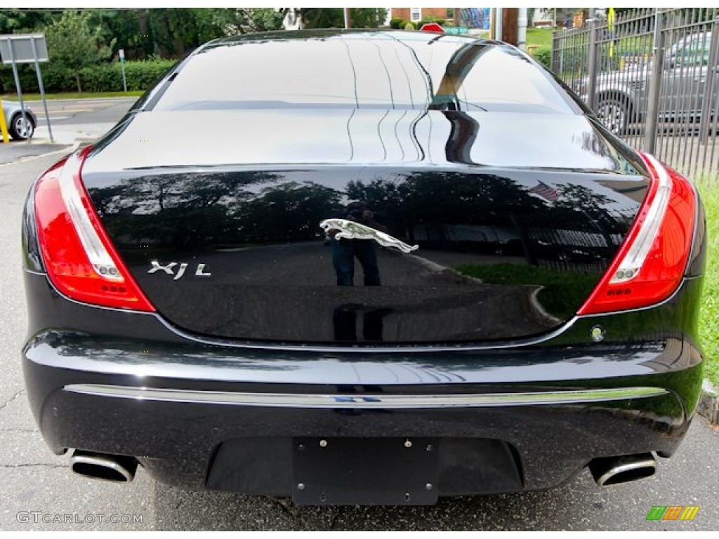 2012 XJ XJL Portfolio - Midnight Black / London Tan/Jet photo #5